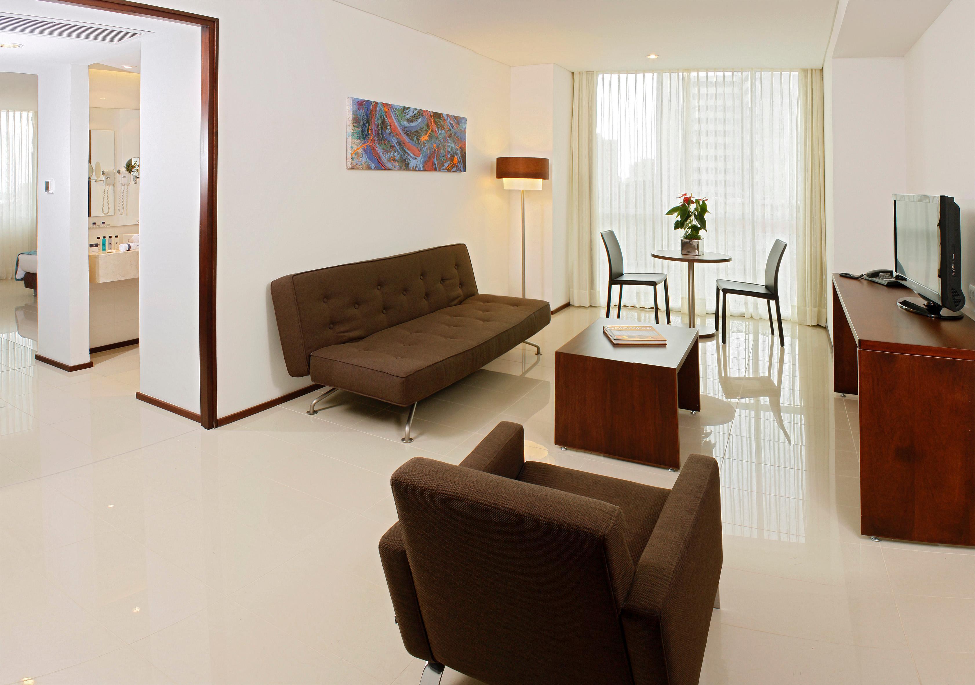 בארנקווילה Estelar Alto Prado מראה חיצוני תמונה A living room with a sofa bed